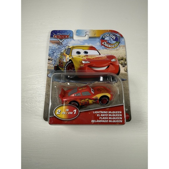 Lot Mattel Disney Pixar Cars-Lightning McQueen H.J. Hollis New In Box - Picture 4 of 4
